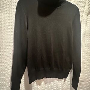 Classic Express Black Turtleneck Sweater